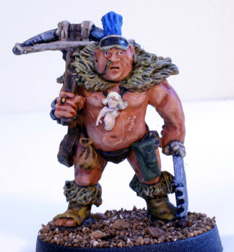 0026 Savage. Fat boy. Crossbow. Sword 
Painted by Andrew Morton