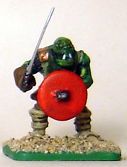 eM-4  plastic Orc

His left arm is repositioned inward and rotated forward: His right arm has been lowered and rotated forward.